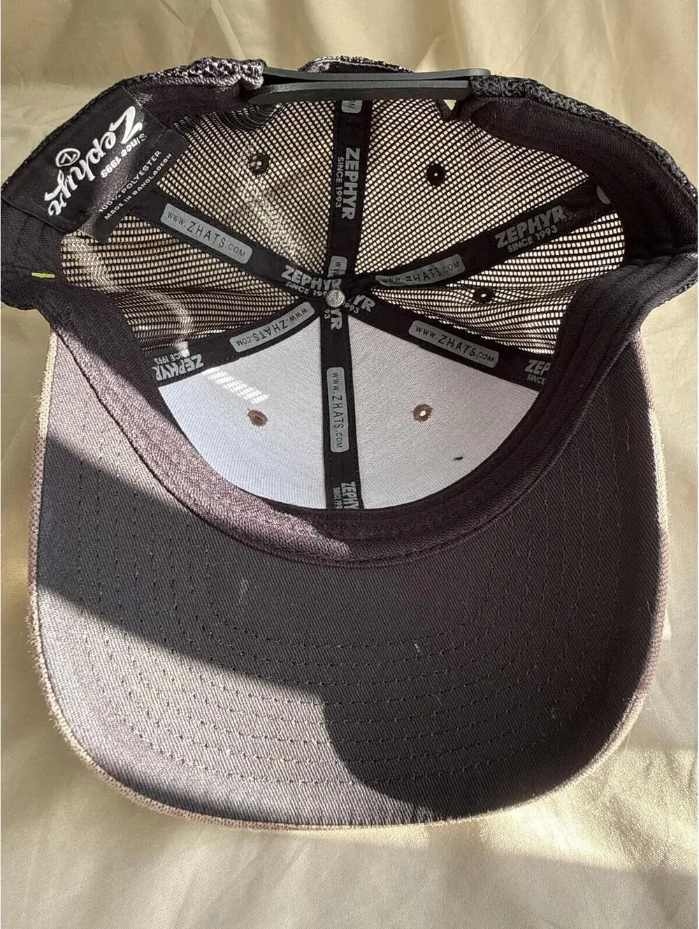 Zephyr Stockyards Fort Worth Trucker Hat Brown Mesh Snapback Adjustable